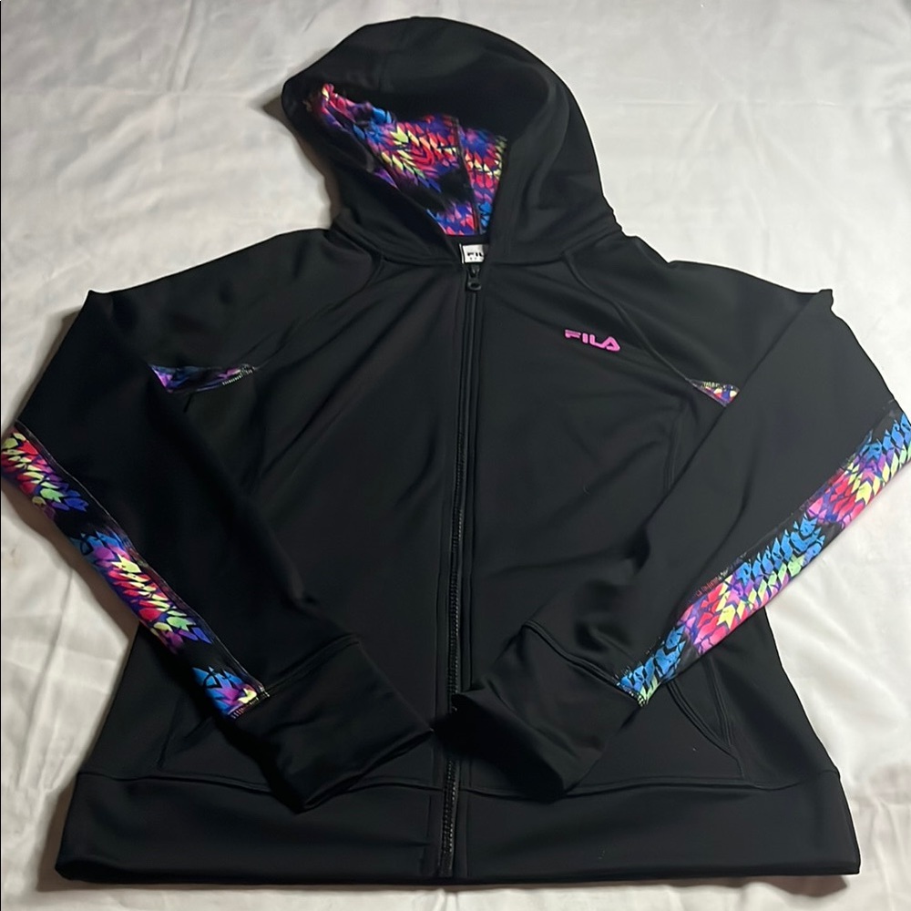 Fila Sport Zipper Hooded Sweatshirt